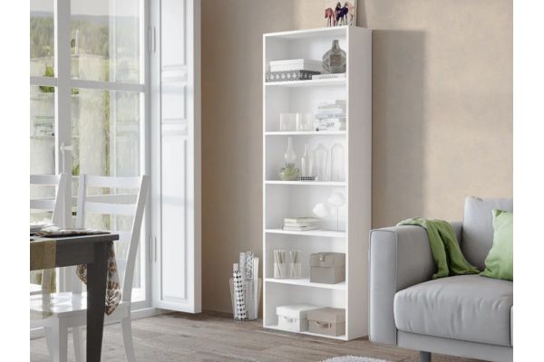 Стеллаж Лофт белый