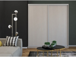 Шкаф-купе Ксения ЛДСП/ЛДСП Бодега светлая (2к)